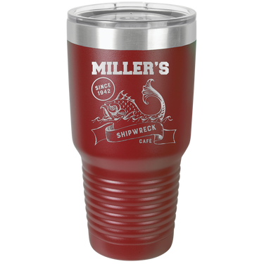 Miller's Shipwreck Cafe Tumbler Bottle